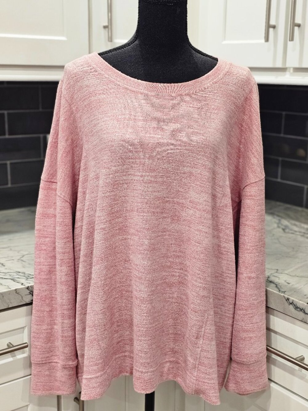 (NWT) Jane + Delancey Soft Pink Lightweight Sweater (Size 1X)